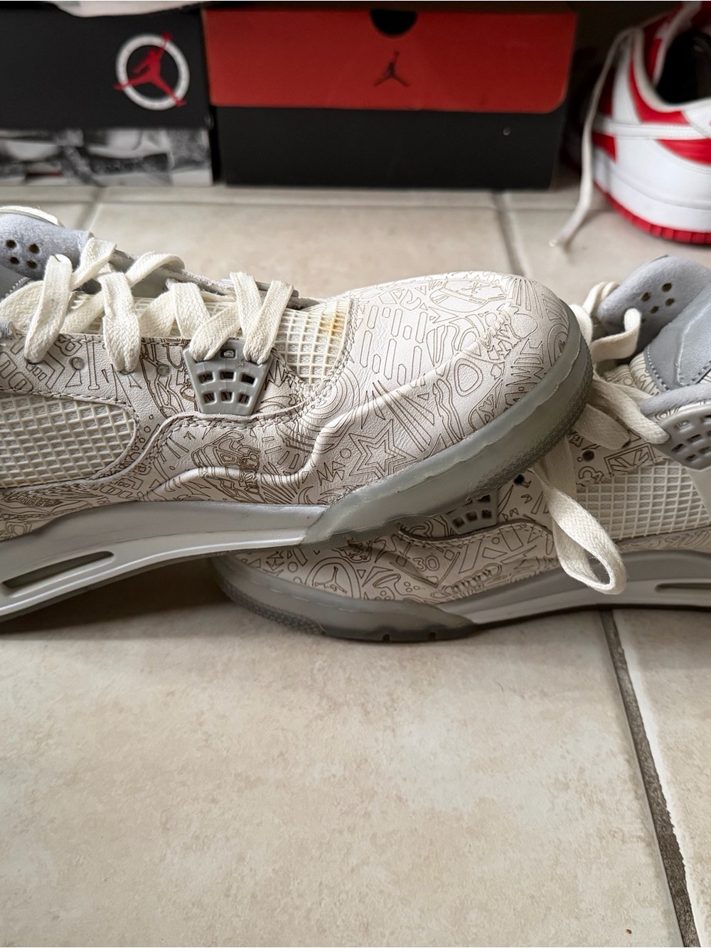 Air Jordan 4 laser 30th anniversary